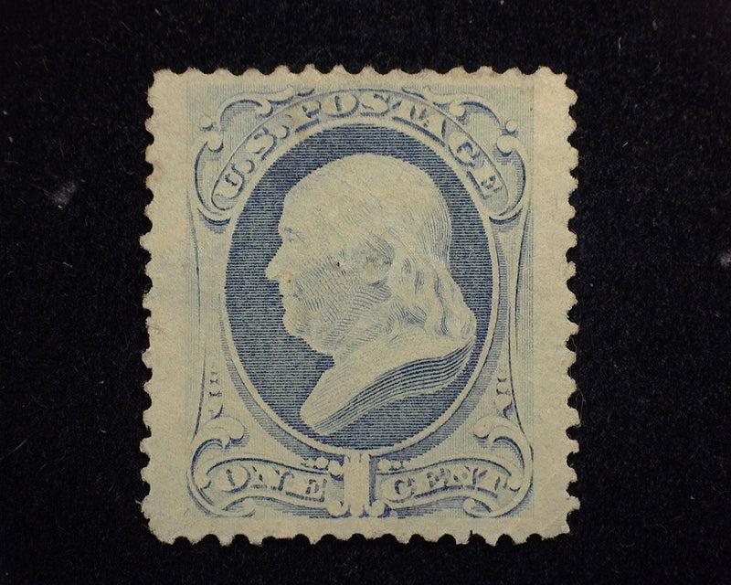 #145 Incredible "Jumbo" margin with unfortunate thin. Mint XF/Sup No gum - US Stamp