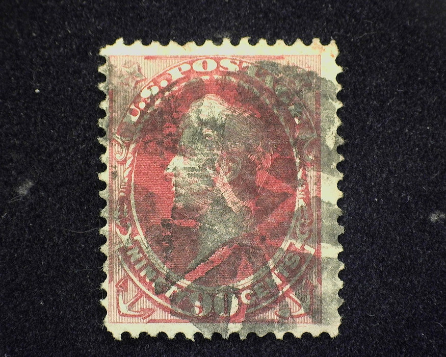 #166 Good color. F Used US Stamp