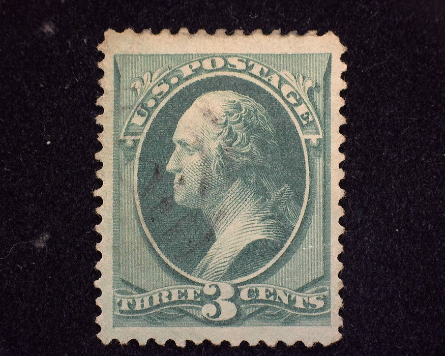 #184 Choice "Huge" margin stamp. Used XF/Sup US Stamp
