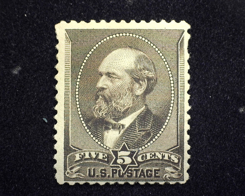 #205 Glazed gum and missing perf. Mint F NH - US Stamp