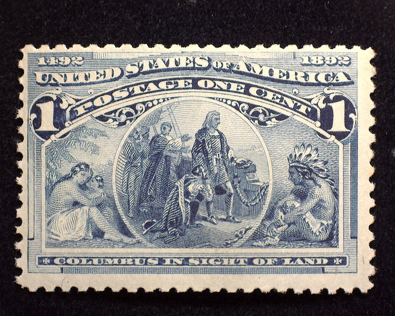 #230 1c Columbian Mint F/VF NH - US Stamp