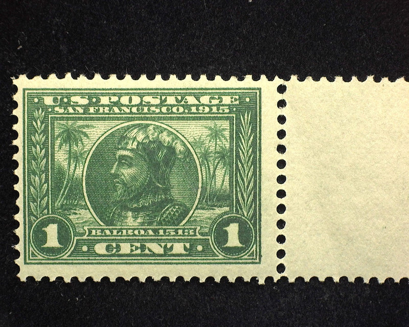 #397 1c Panama Pacific Fresh sheet margin. Mint F/VF NH US Stamp