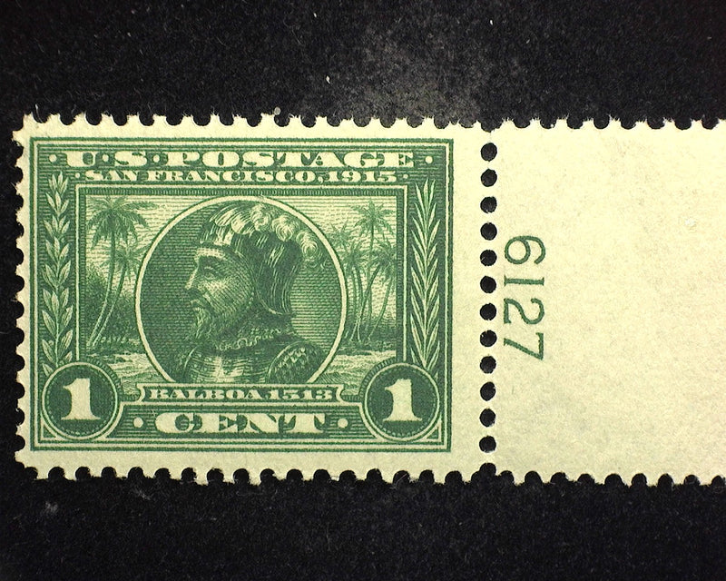 #397 1c Panama Pacific Fresh PL #single. Mint F/VF NH US Stamp