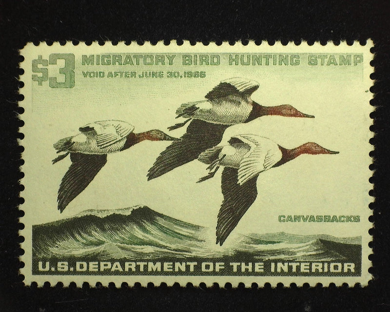 #RW32 $3.00 Hunting Permit Outstanding Gem! Mint Superb NH - US Stamp