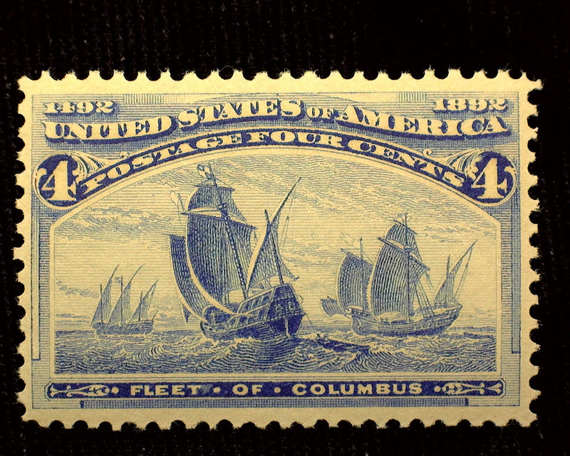 #233 4c Columbian Fresh & Choice, a Beauty! Mint Vf/Xf NH - US Stamp