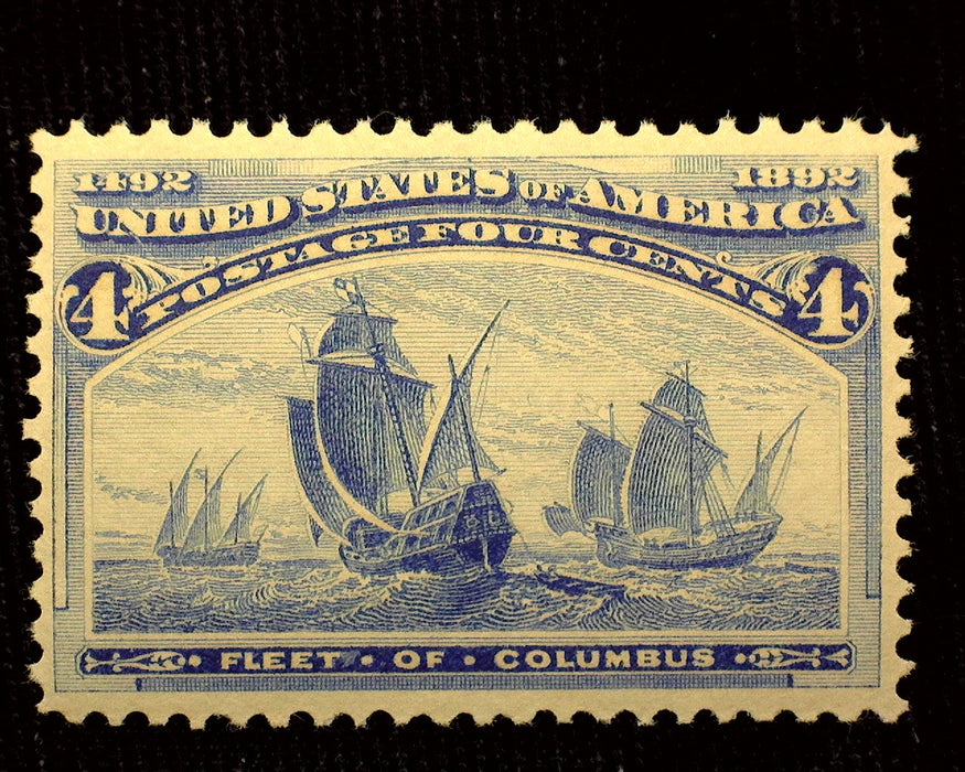 #233 4 Cent Columbian Fresh & Choice, a Beauty! Mint Vf/Xf NH US Stamp