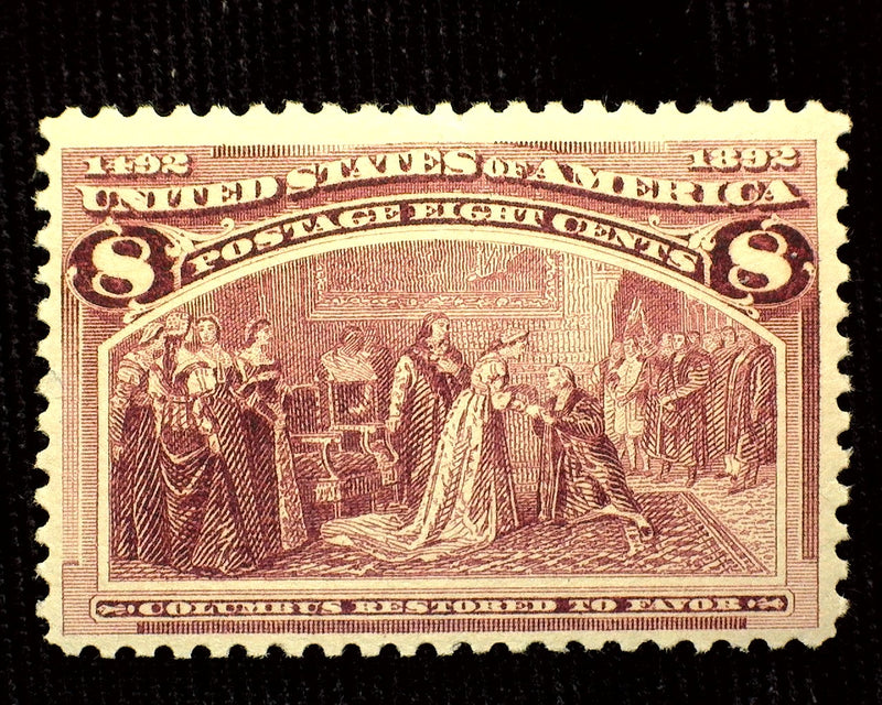 #236 8c Columbian Choice. Mint Vf NH - US Stamp