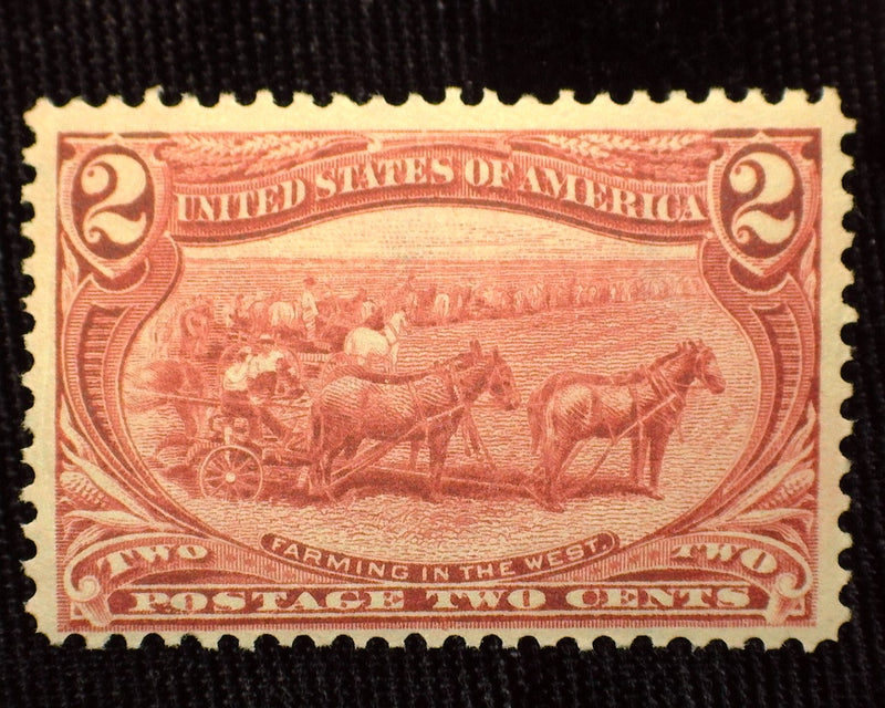 #286 2c Trans Mississippi Mint F+ NH - US Stamp