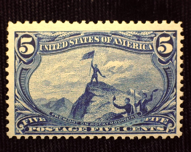 #288 5c Trans Mississippi Deep color. Mint F/Vf NH - US Stamp