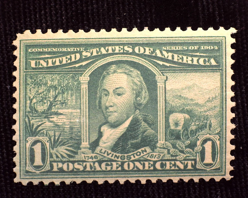 #323 1c Louisiana Purchase Mint Vf NH - US Stamp