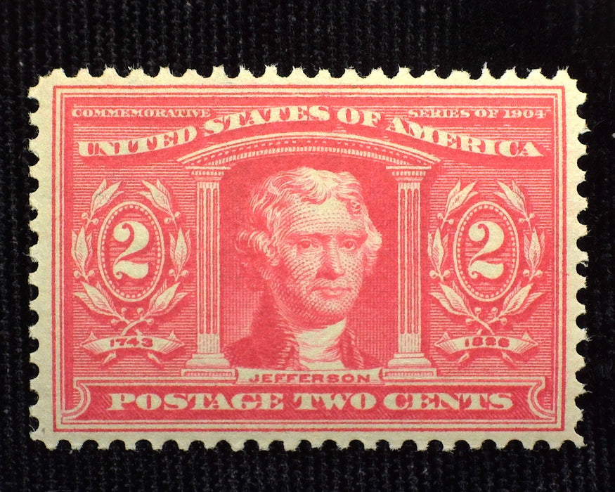 #324 2 cent Louisiana Purchase Fresh and choice. Mint Vf/Xf NH US Stamp