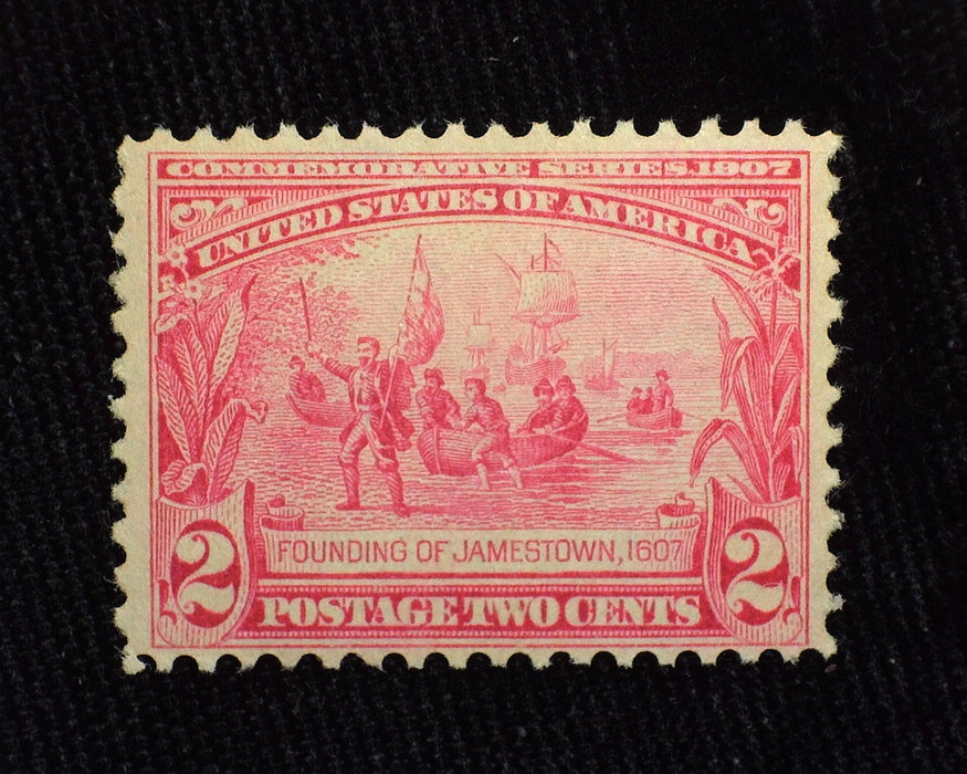 #329 2 cent Jamestown Mint F/Vf NH US Stamp