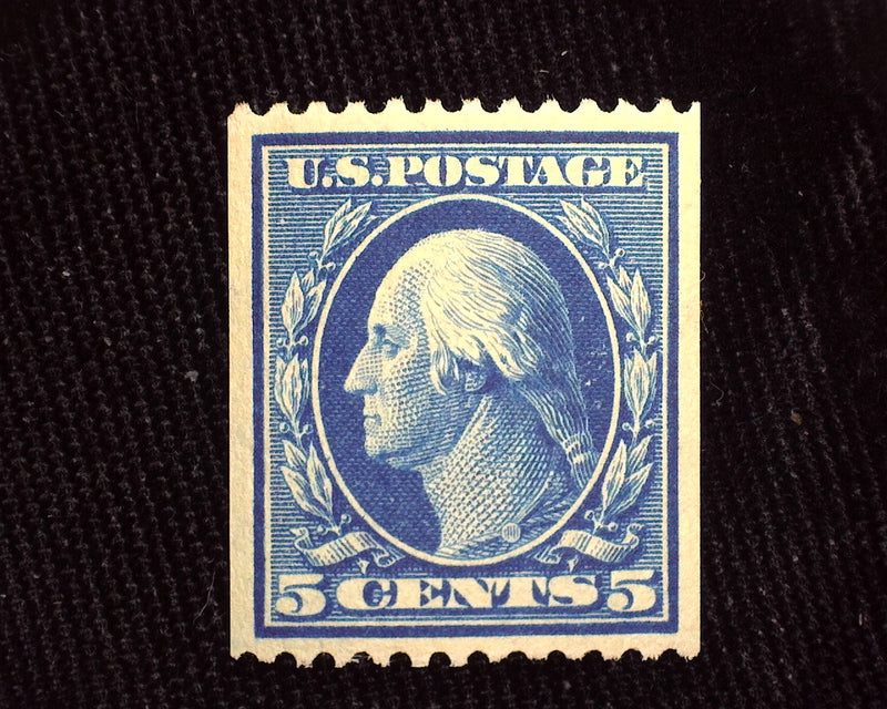 #351 5c Washington Fresh and choice. Mint Xf NH - US Stamp