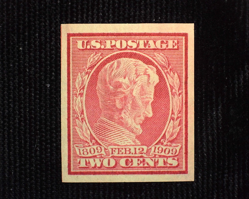#368 2 cent Lincoln Imperforate Xf NH Mint US Stamp