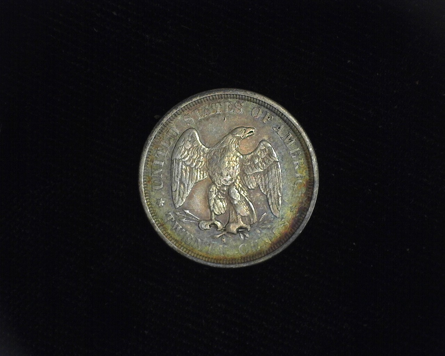1875 S Liberty Seated VF Reverse - US Coin - Huntington Stamp and Coin