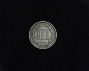1871 Three Cent Nickel VF Reverse - US Coin - Huntington Stamp and Coin