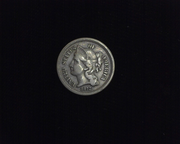 1872 Three Cent Nickel VF Obverse - US Coin - Huntington Stamp and Coin