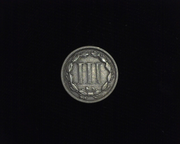 1872 Three Cent Nickel VF Reverse - US Coin - Huntington Stamp and Coin