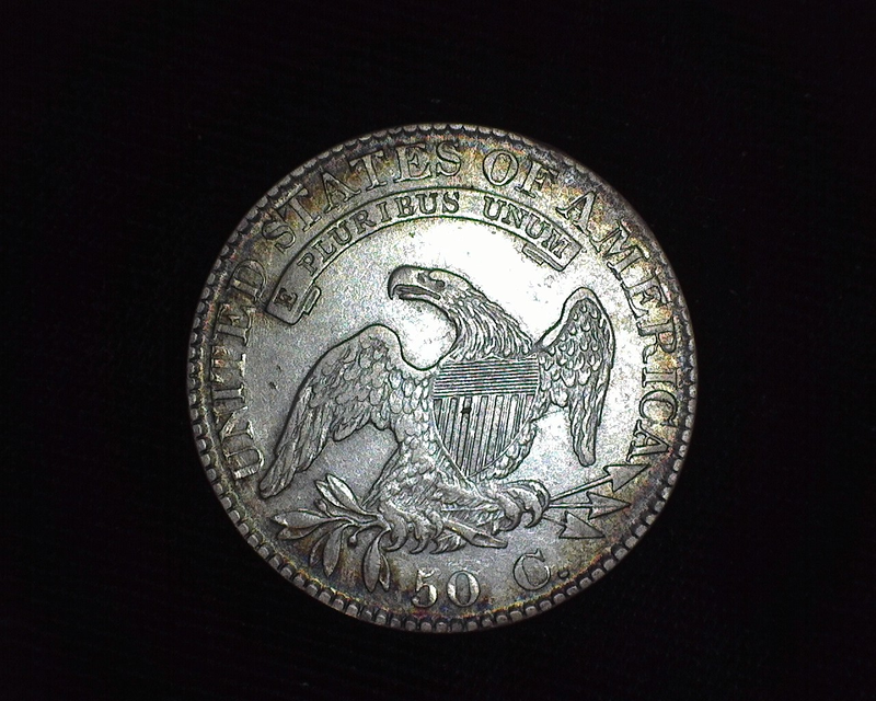 1823 Broken Capped Bust AU Better Reverse - US Coin - Huntington Stamp and Coin