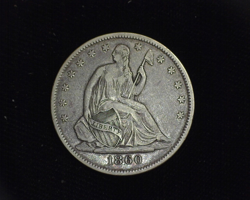 1860 O Liberty Seated VF Obverse - US Coin - Huntington Stamp and Coin