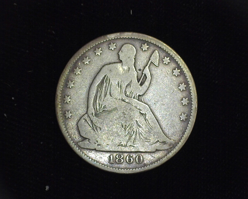 1860 O Liberty Seated G Obverse - US Coin - Huntington Stamp and Coin