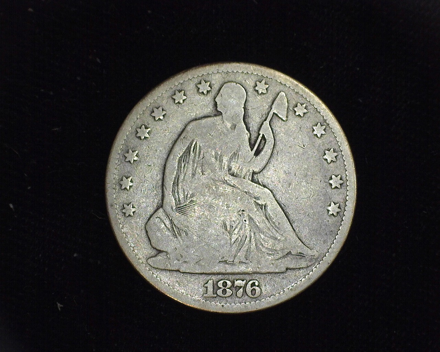 1876 Liberty Seated G Obverse - US Coin - Huntington Stamp and Coin