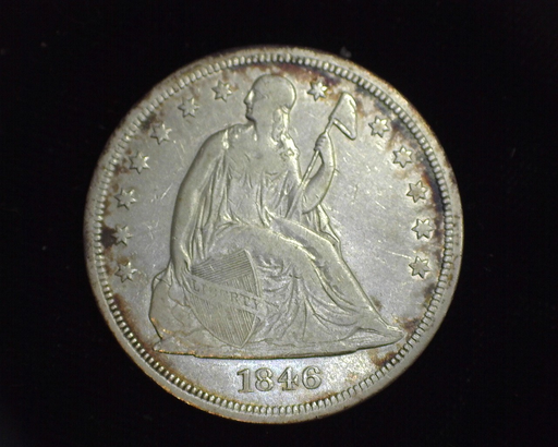 1846 Liberty Seated F Obverse - US Coin - Huntington Stamp and Coin