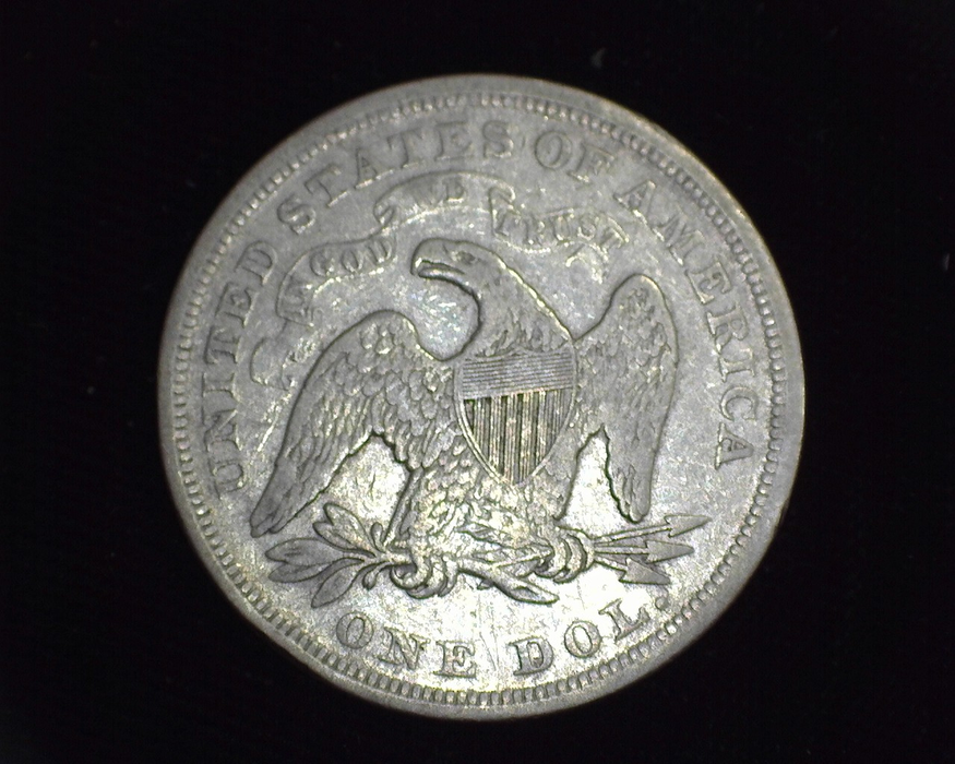 1872 With Motto Liberty Seated F Reverse - US Coin - Huntington Stamp and Coin