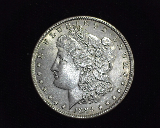 1884 Morgan BU Obverse - US Coin - Huntington Stamp and Coin