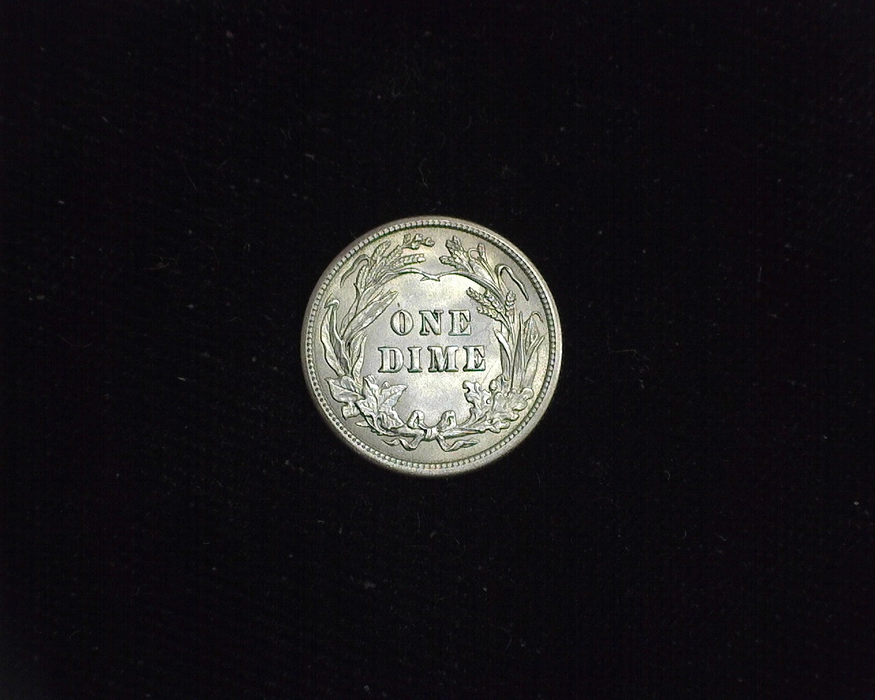 1914 Barber Dime BU MS-60+ - US Coin