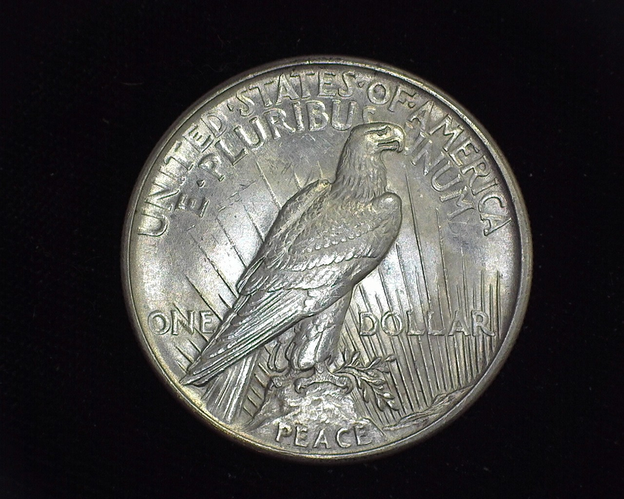 1921 Peace BU MS-63 Reverse - US Coin - Huntington Stamp and Coin