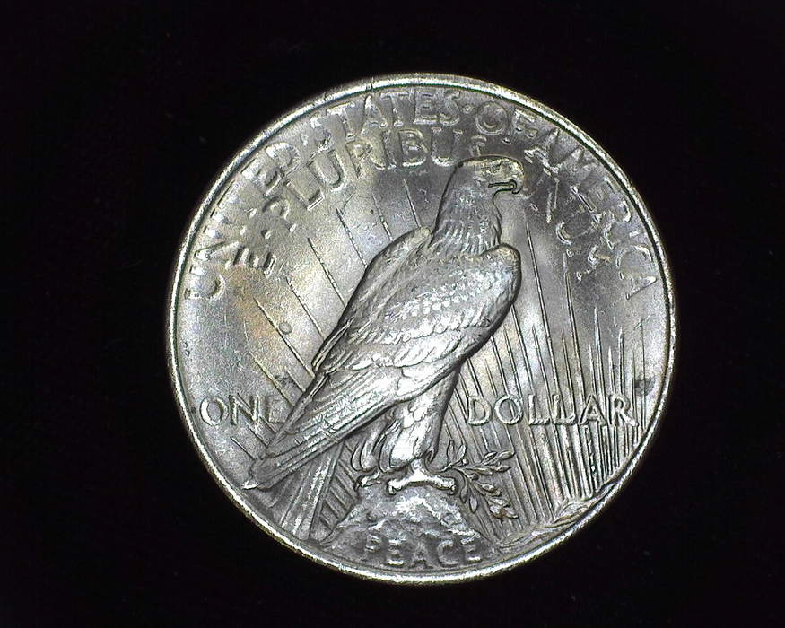1923 Peace BU MS-64 Reverse - US Coin - Huntington Stamp and Coin