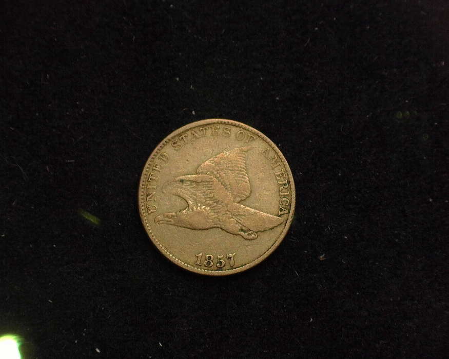 1857 Flying Eagle F Obverse - US Coin - Huntington Stamp and Coin