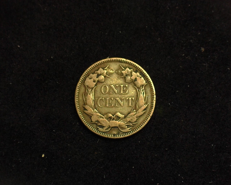 1857 Flying Eagle VF Reverse - US Coin - Huntington Stamp and Coin