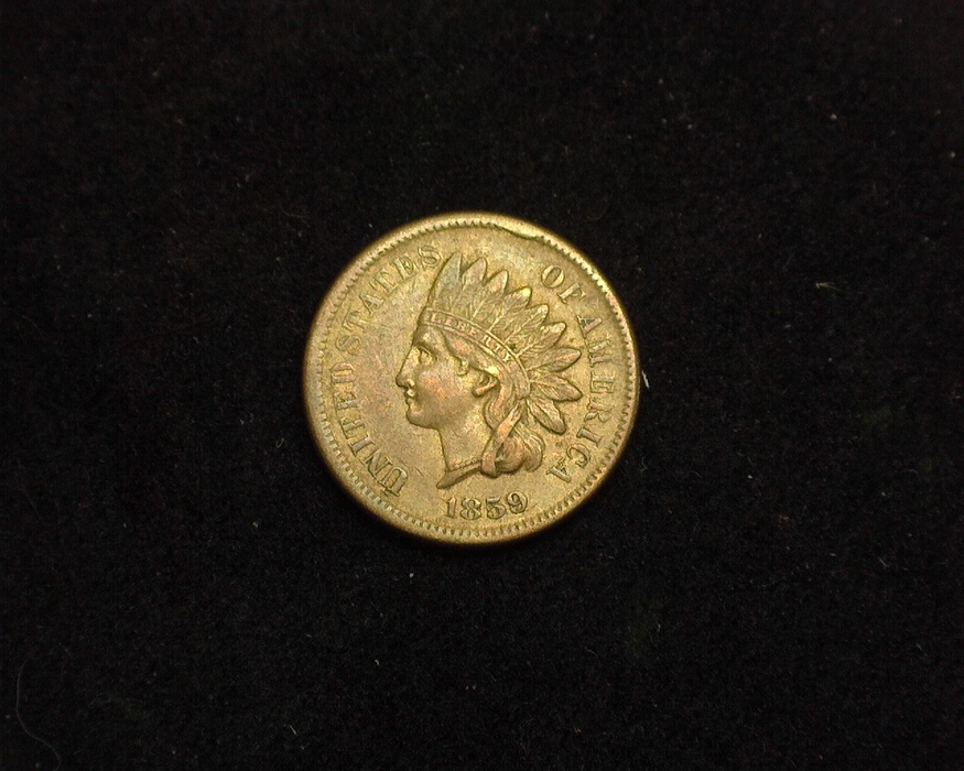 1859 Indian Head VF Obverse - US Coin - Huntington Stamp and Coin
