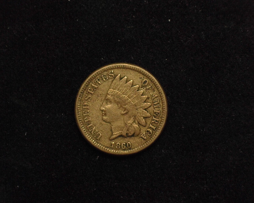 1860 Indian Head VF Obverse - US Coin - Huntington Stamp and Coin