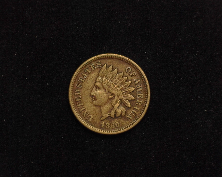 1860 Indian Head VF/XF Obverse - US Coin - Huntington Stamp and Coin