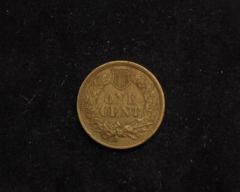 1863 Indian Head XF Reverse - US Coin - Huntington Stamp and Coin