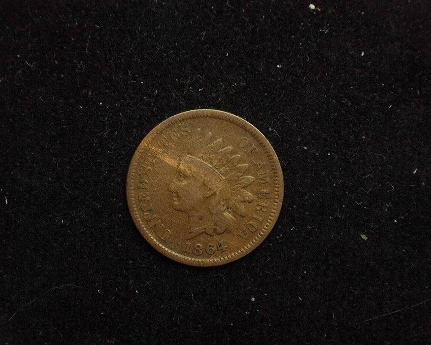 1864 Indian Head VG L Obverse - US Coin - Huntington Stamp and Coin