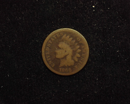 1866 Indian Head AG Obverse - US Coin - Huntington Stamp and Coin