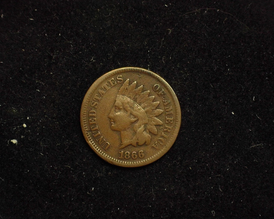 1866 Indian Head VG Obverse - US Coin - Huntington Stamp and Coin