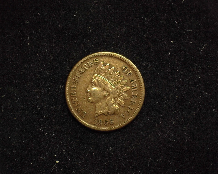 1866 Indian Head VF Obverse - US Coin - Huntington Stamp and Coin