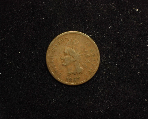 1867 Indian Head VG Obverse - US Coin - Huntington Stamp and Coin