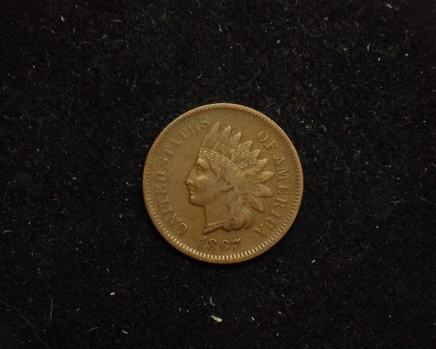 1867 Indian Head F Obverse - US Coin - Huntington Stamp and Coin