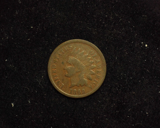 1869 Indian Head G Obverse - US Coin - Huntington Stamp and Coin