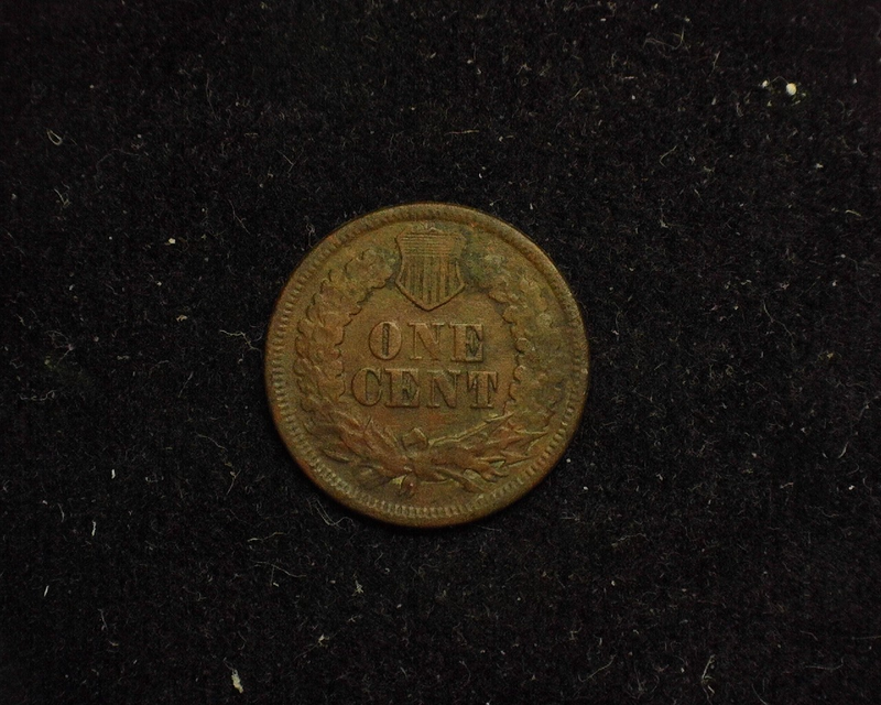 1869 Indian Head VG Reverse - US Coin - Huntington Stamp and Coin
