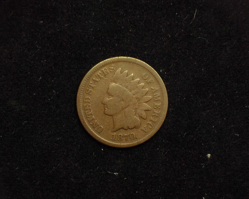 1870 Indian Head G Obverse - US Coin - Huntington Stamp and Coin
