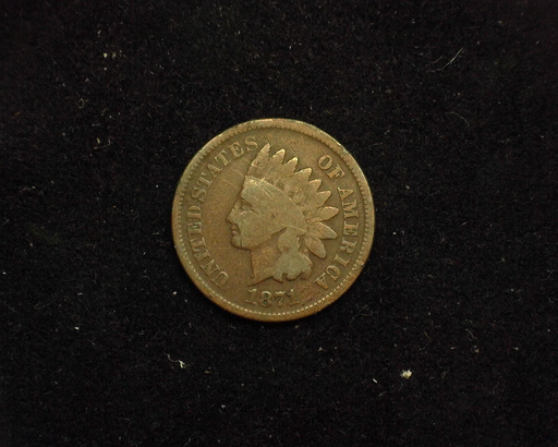 1871 Indian Head G Obverse - US Coin - Huntington Stamp and Coin