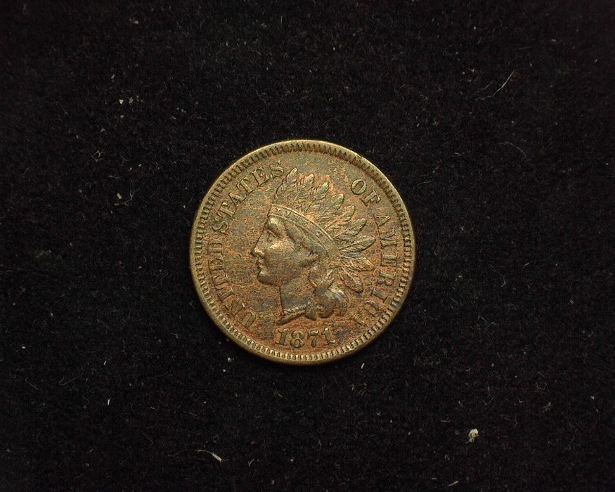 1871 Indian Head XF Obverse - US Coin - Huntington Stamp and Coin