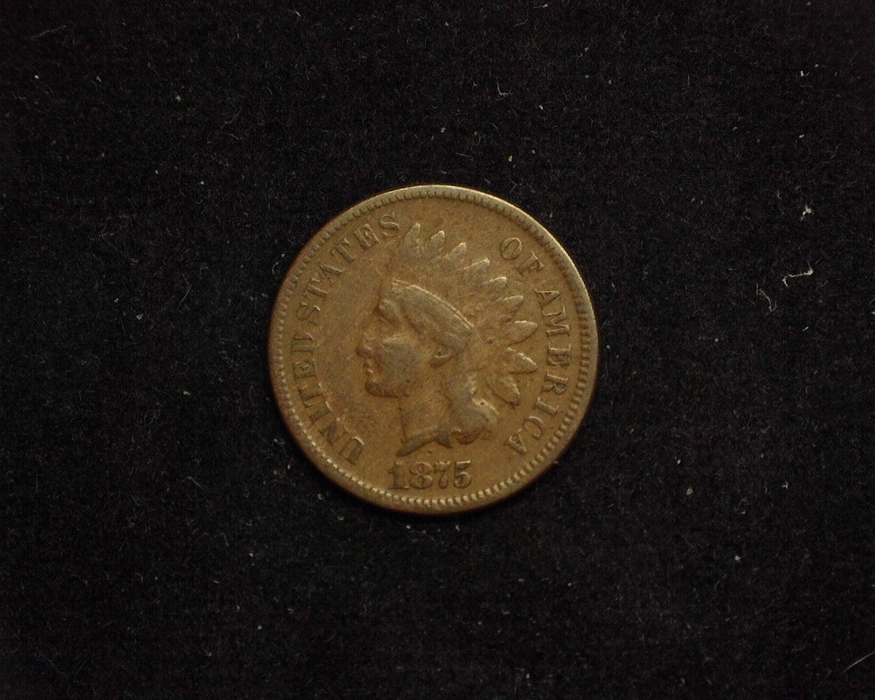 1875 Indian Head VG Obverse - US Coin - Huntington Stamp and Coin